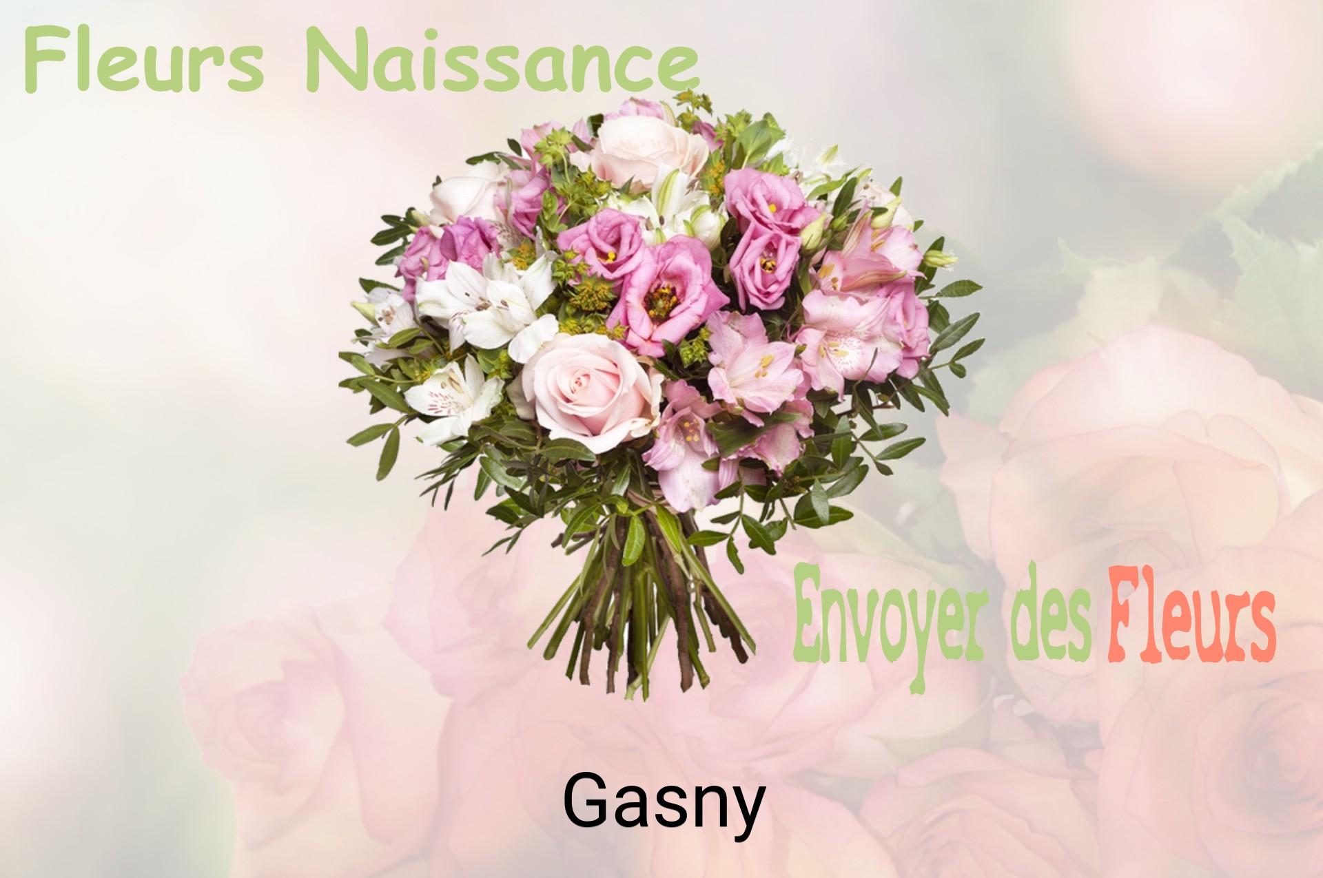 Bouquet de fleurs de naissance livré à Gasny